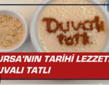 Bursa'nın Tarihi Lezzeti: Duvalı Tatlı